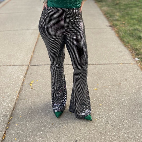 Nasty Gal Disco Flare Pants - Picture 5 of 5